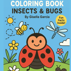 Outdoor Creatures Coloring Book: Insects & Bugs