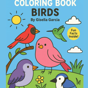 Outdoor Creatures Coloring Book: Birds
