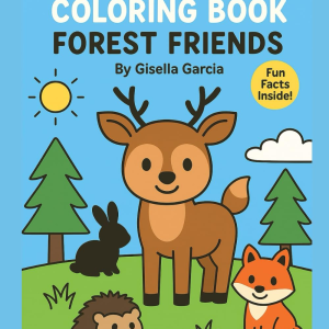 Outdoor Creatures Coloring Book: Forest Friends