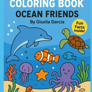 Outdoor Creatures Coloring Book: Ocean Life & Friends