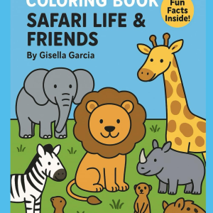 Outdoor Creatures Coloring Book: Safari Life & Friends